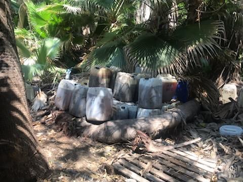 Jungle meth lab in Mexico